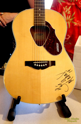 Taj-signed guitar for raffle