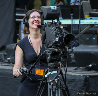 Tricia of the video crew