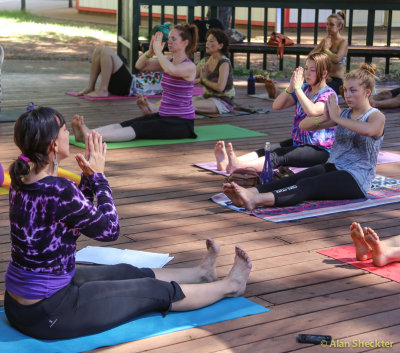 Yoga, led by Moira