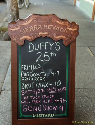 Duffy's, Sept. 26