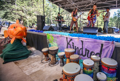 Family Camp stage - Pamela Parker's Fantastic Machine