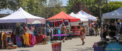 Avenue of vendors
