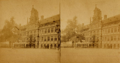 Stadhuis Antwerpen rond 1880
