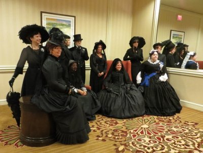Our mourning group at Costume College Aug 1, 2013