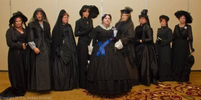 Mourning group at Costume College 