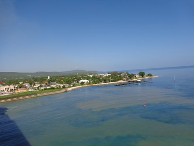 Arriving in Falmouth, Jamaica