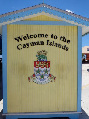 Arriving in Georgetown, Grand Cayman