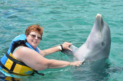 Dancing with the dolphin