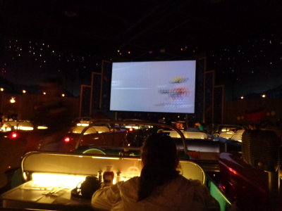 Disney Hollywood Studios- dinner at the SciFi Drive-In