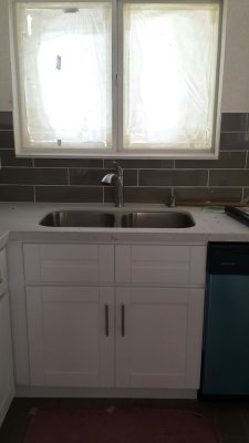 34. Kitchen sink, window moved over a bit