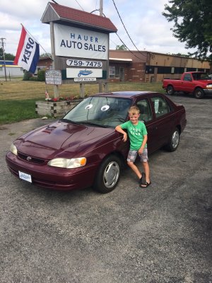 My Son's First Marketing Idea cars