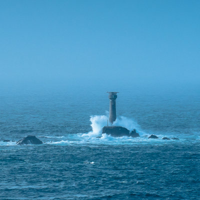 Longships lighthouse off Lands End, Cornwall