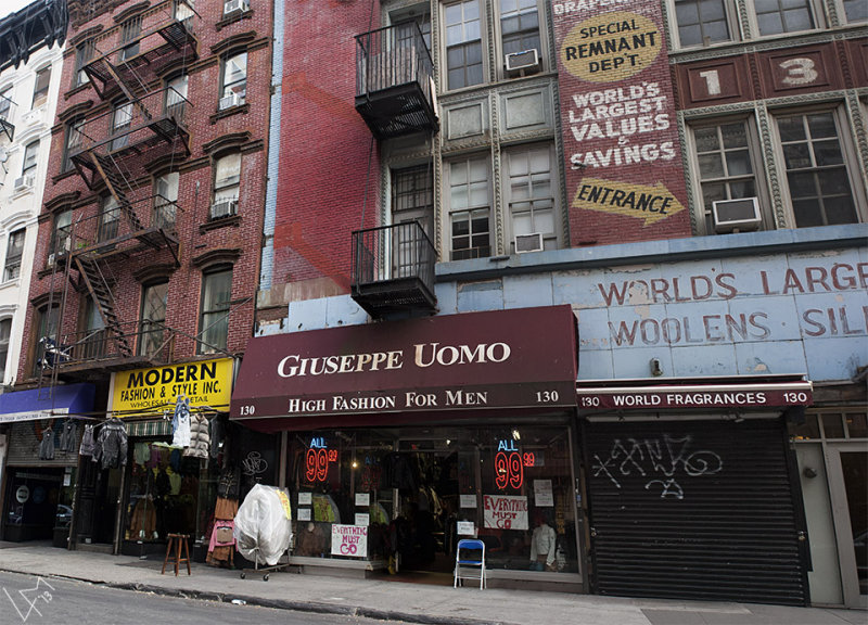 NYC Orchard St  Panorama