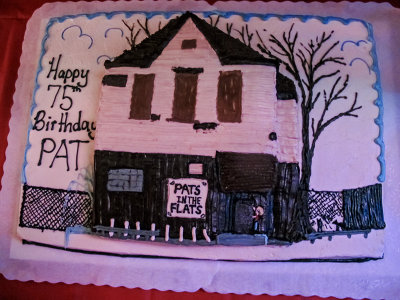 pats 75th birthday cake