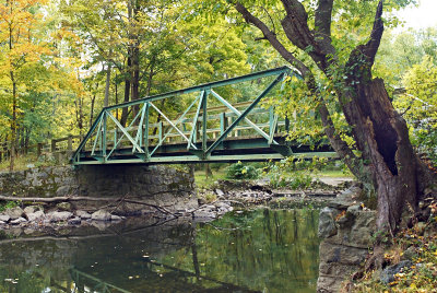 Foot bridge at a nature preserve