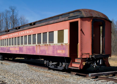 Abandoned train, Newfoundland Station, NJ