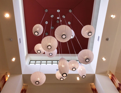Ceiling Lights at a Holiday Inn