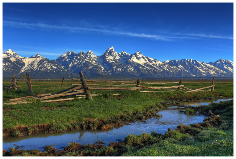 Mormon Row, Grand Teton National Park (HDR)