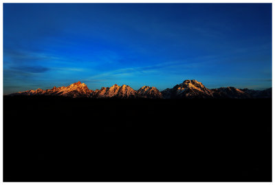 Grand Teton National Park sunrise