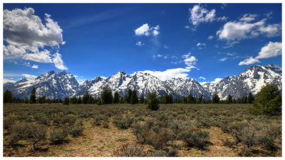 Grand Tetons panorama