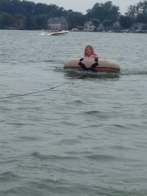tubing is more her speed, for this year anyway