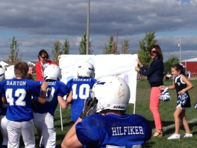 elisabeth's banner- go falcons!