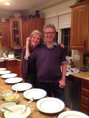 reba and steve, the most excellent cook and his assistant