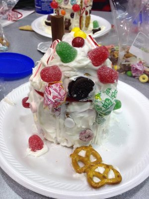 elisabeth's gingerbread house- second grade school activity