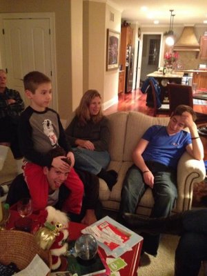 sitting on max