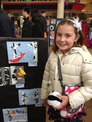 elisabeth's artwork was selected for the district art show!