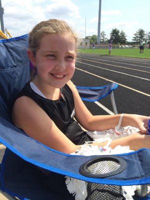 the weather turned- very hot cheering