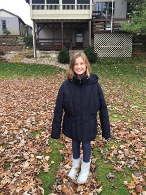 someone forgot her coat