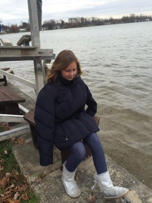 the water is cold!