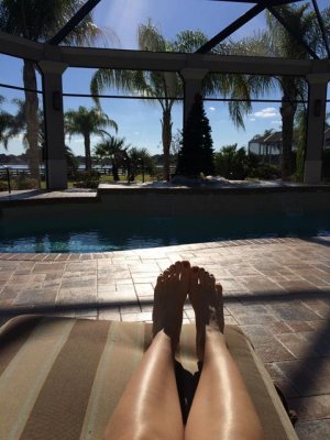 enjoying the sun