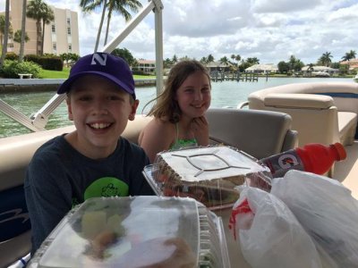 we were beyond excited to rent a boat and go out on the gulf