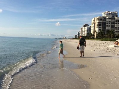 i remember when joey was a toddler walking this beach