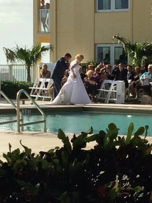 there was a wedding the last night we were there