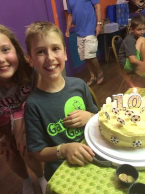 joey's tenth birthday party!