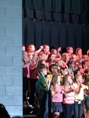 spring choir concert- elisabeth's first as a choir member
