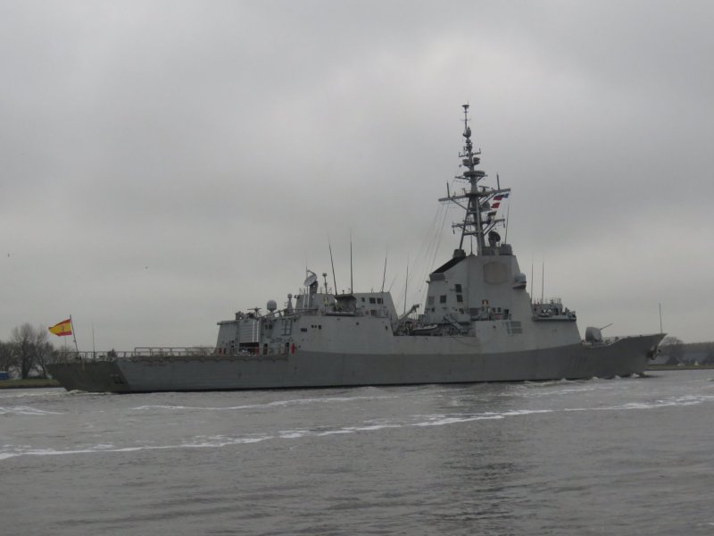 Spanish frigate lvaro de Bazn (F101)