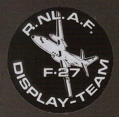 R.NL.A.F F-27 DISPLAY-TEAM