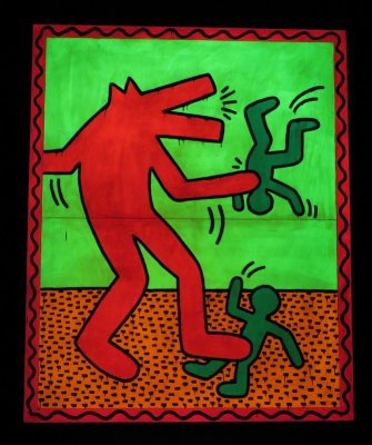 Keith Haring - The Political Line