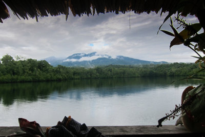 View over the vulcano on Kolombangara