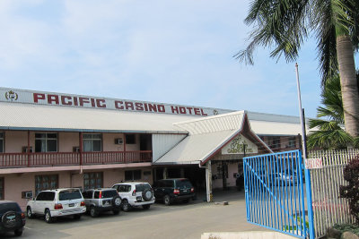 Pacific Casino Hotel - our base in Honiara