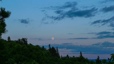 Un grosse lune ce soir
