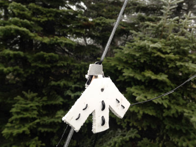 Ice start to build on my antenna