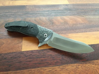 Allen Elishewitz custom knives, new-school