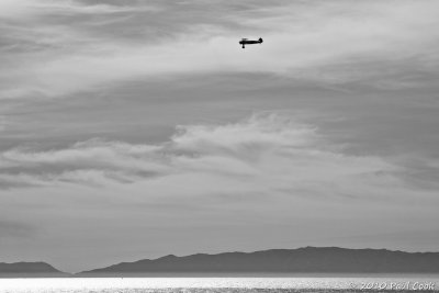 Airplane and Catalina Island