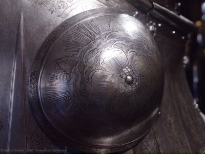 Detail of equestrian armour