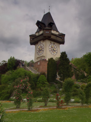 Uhrturm on Schlossberg, Graz